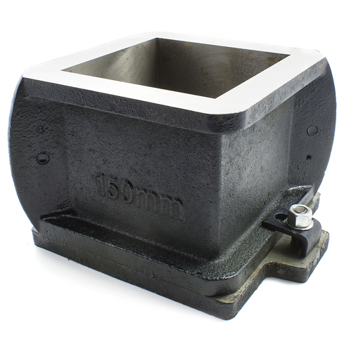 CONT 50-C0100/M10 Cube mould steel 100x100x100mm, 2-part (lab)