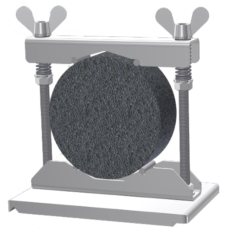 Kleminrichting voor asfaltkernen Ø150mm voor slijpmachine