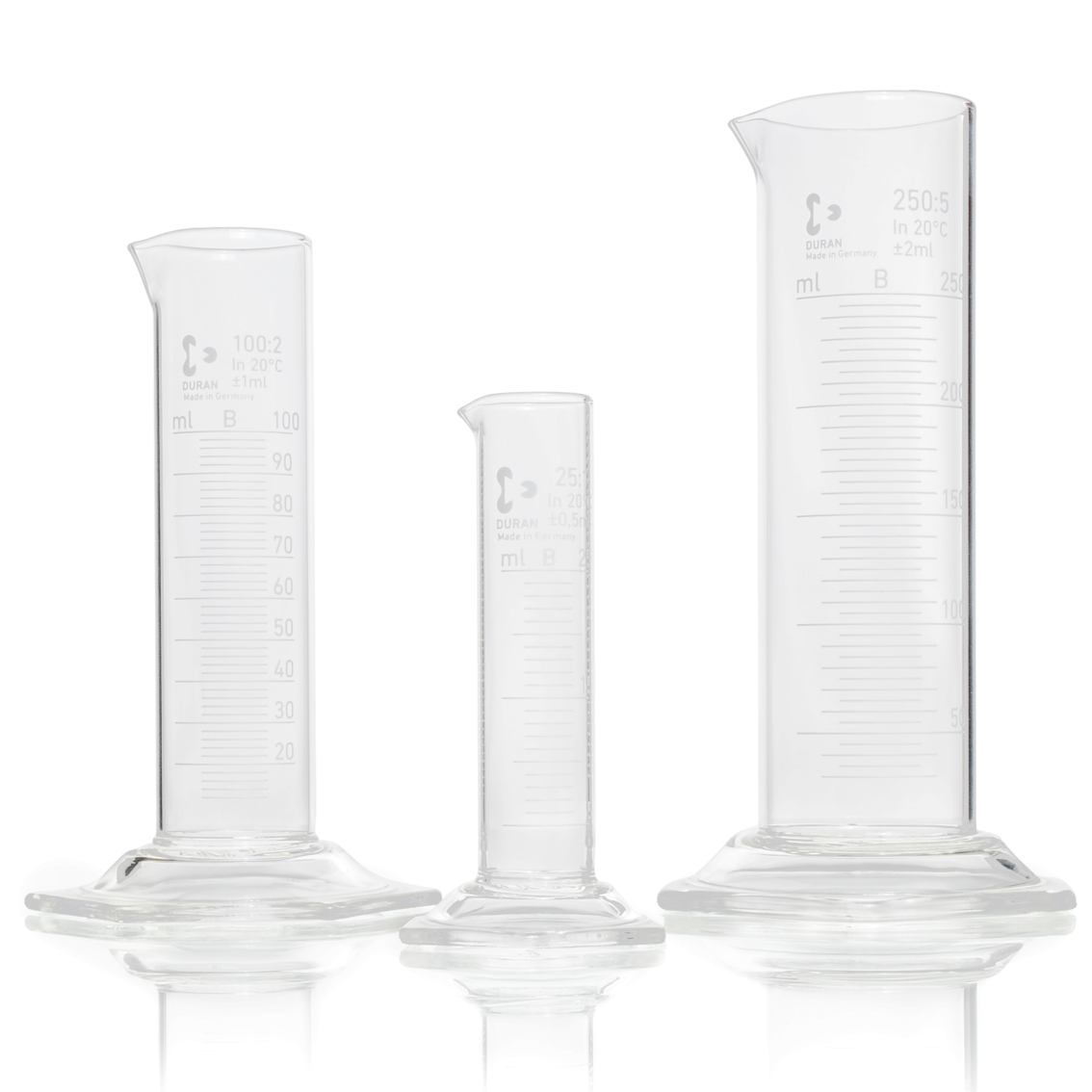 ABML 15241719 Measuring cylinder glass low model - 10ml