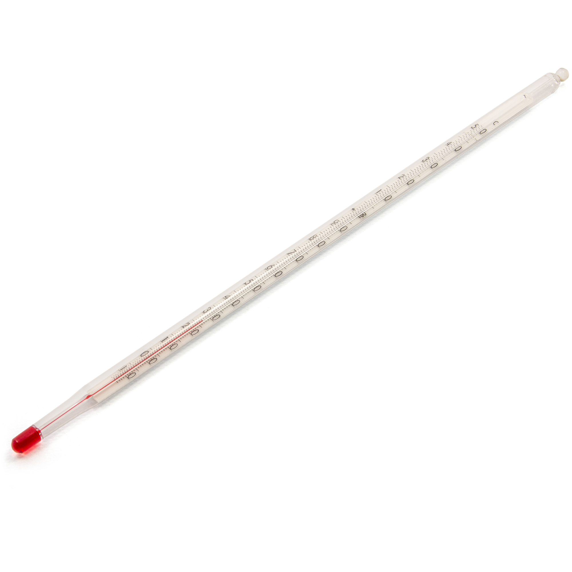 Precision thermometer glass with DKD calibration certificate