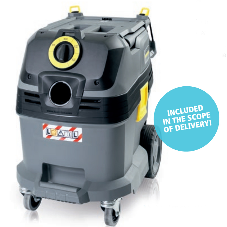 ALPI 498760 High-performance industrial vacuum cleaner type L (standard included)