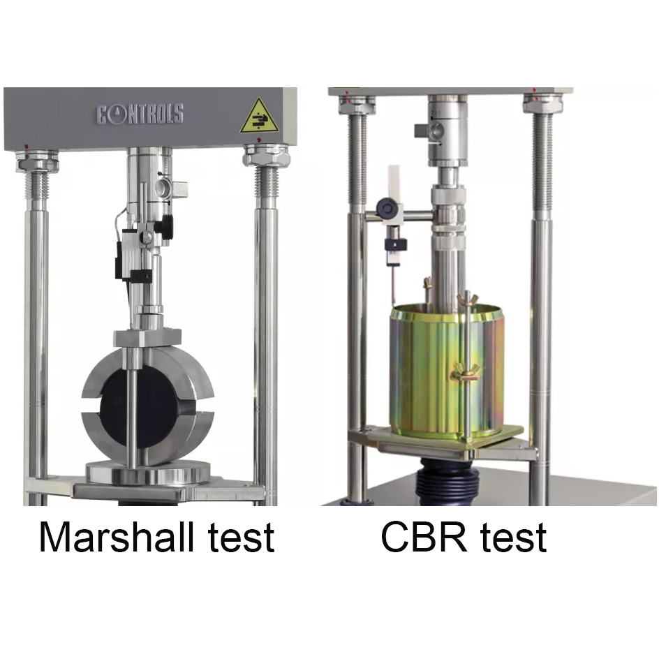 Testset om de CBR- en Marshall-test uit te voeren