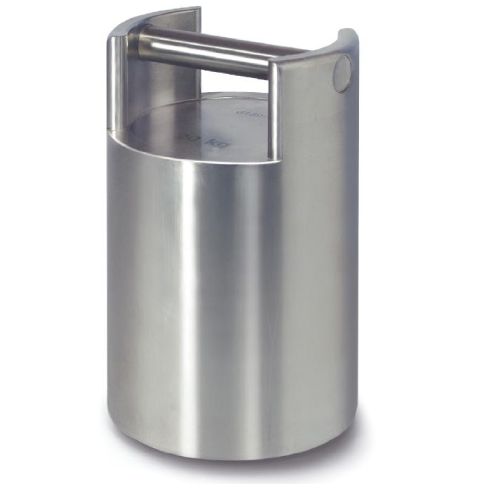 Individual weights F2, finely turned stainless steel, stackable