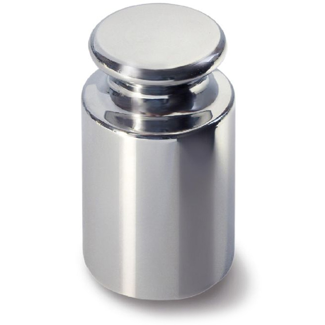 K 357-01 Test weight 357-01 (M2) cylindrical shape/finely turned stainless steel - 1gr