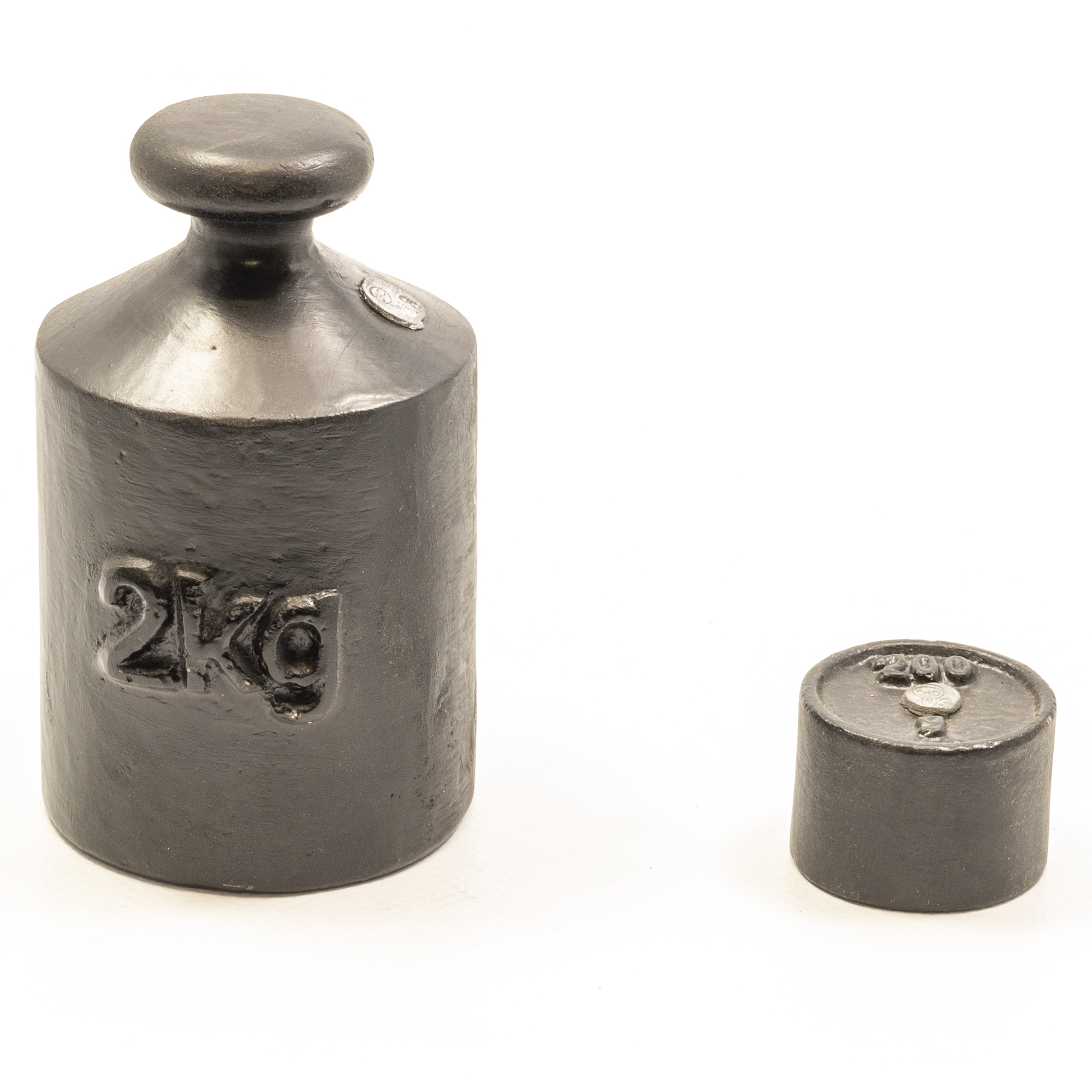Individual weights M3, cylindrical shape, lacquered cast iron
