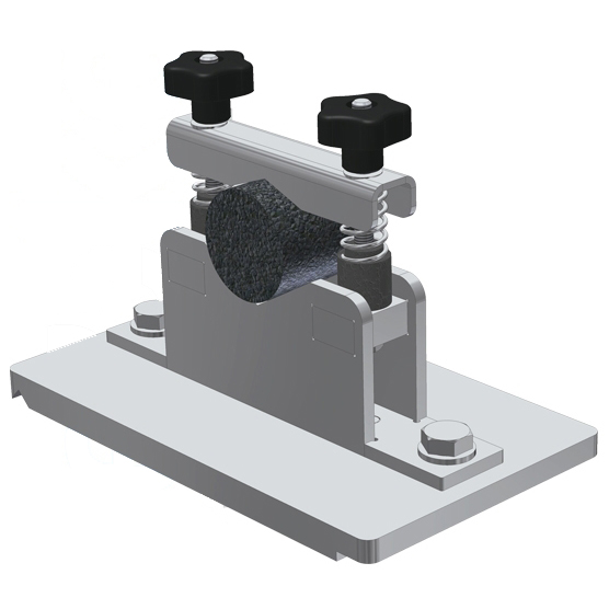 ABMD 202000243 Clamping device for cylinders Ø40-60mm x  L max 35-120mm for grinding machine