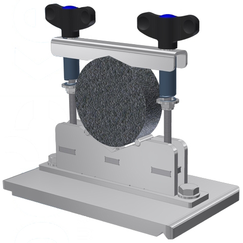 ABMD 202000608 Clamping device for asphalt cores Ø100mm for grinding machine