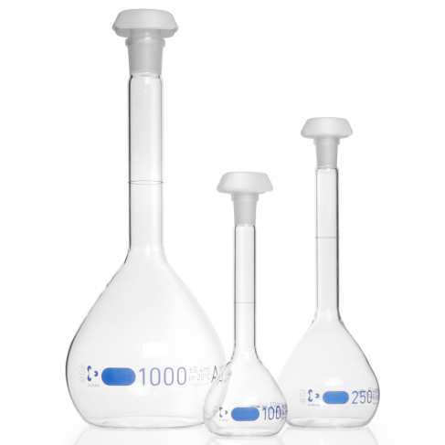 Volumetric flask glass, class A