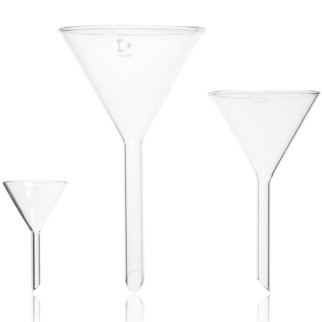 Funnel glass