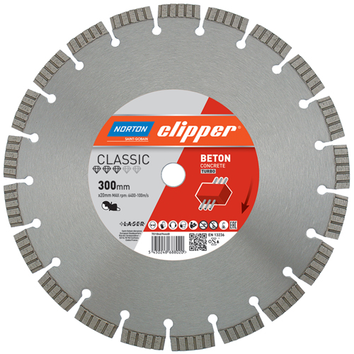 CLIP 70184694465 Diamond blade Classic Beton Turbo 115x22,23mm