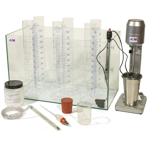 Particle size analysis set