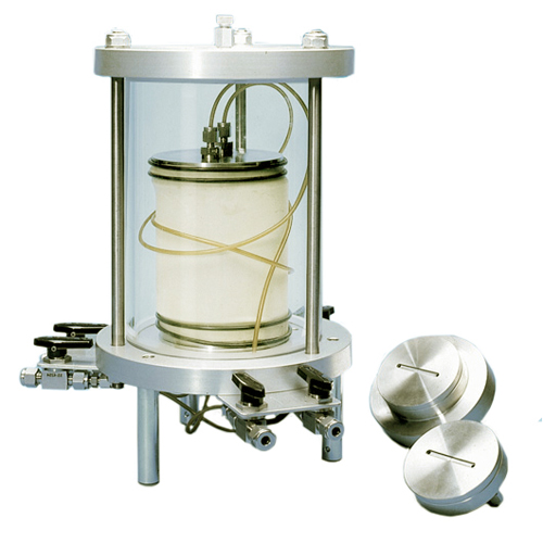CONT 28-WF0194/A Permeability cell with brass valves for normal use