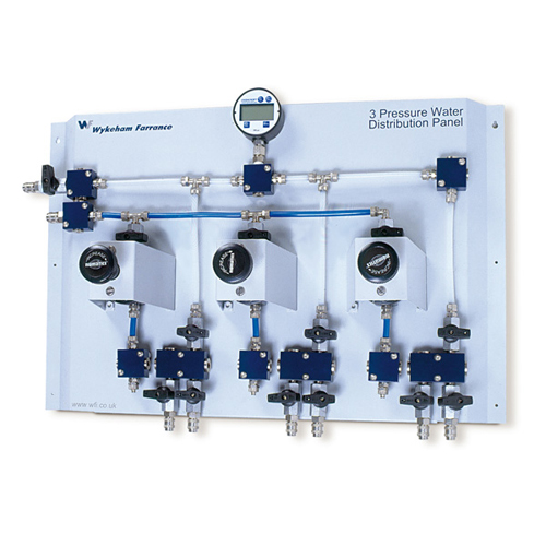 CONT 28-WF4330 Two lines pressure distribution panel, complete with air regulators and pressure outlets