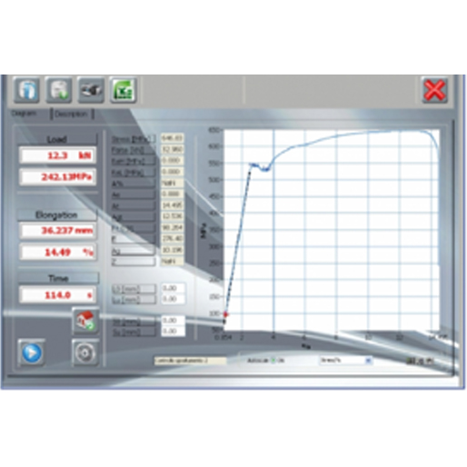 CONT 50-SW/UTS UTS-softwarepakket voor staaltrekproeven