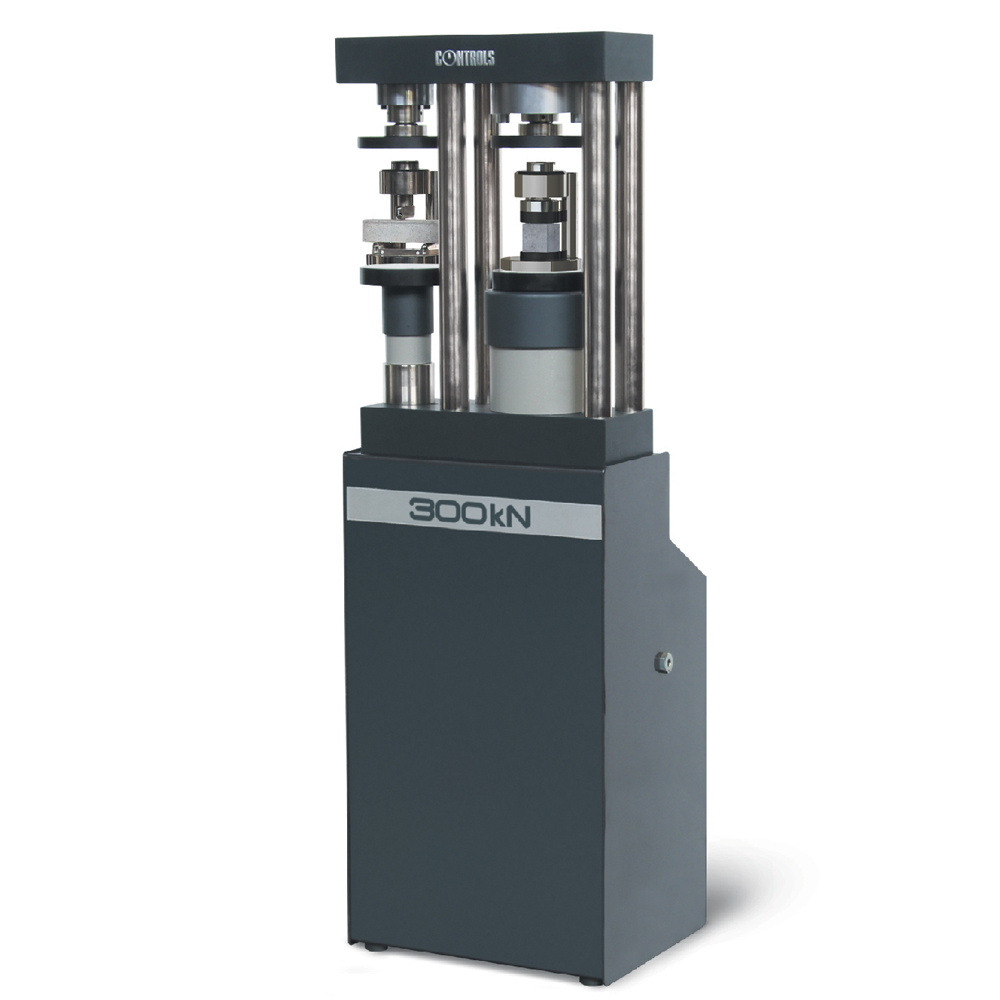 Compression bending testing frames