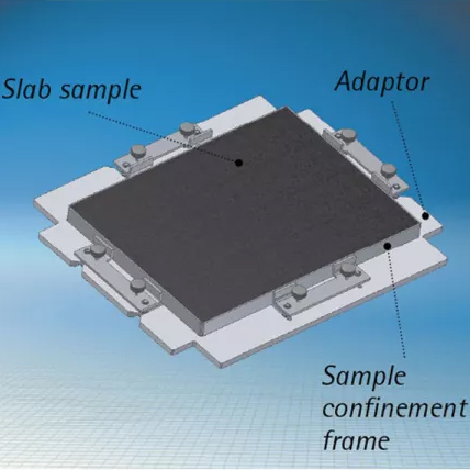 CONT 78-PV3502/L100 Sample confinement frame made of sheet steel, size 400x300mm, 100mm high for DYNA-TRACK