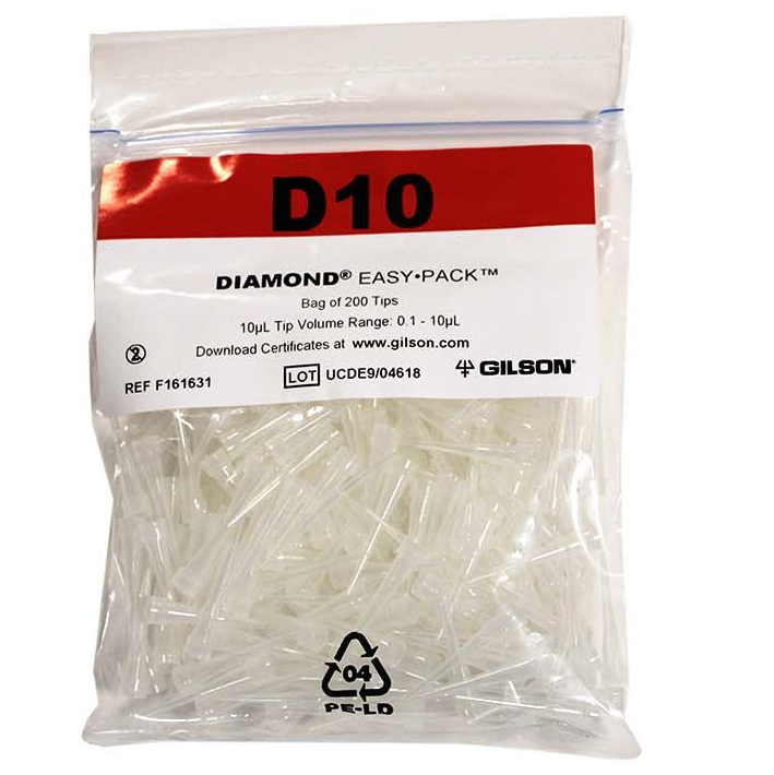 GILS 161631 Pipette tips Gilson PIPETMAN DIAMOND D10 EASYPACK