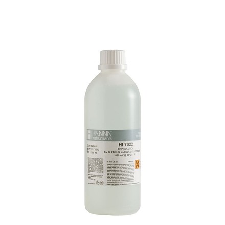 HANN HI7022L ORP-testoplossing 470 mV, fles 500 ml