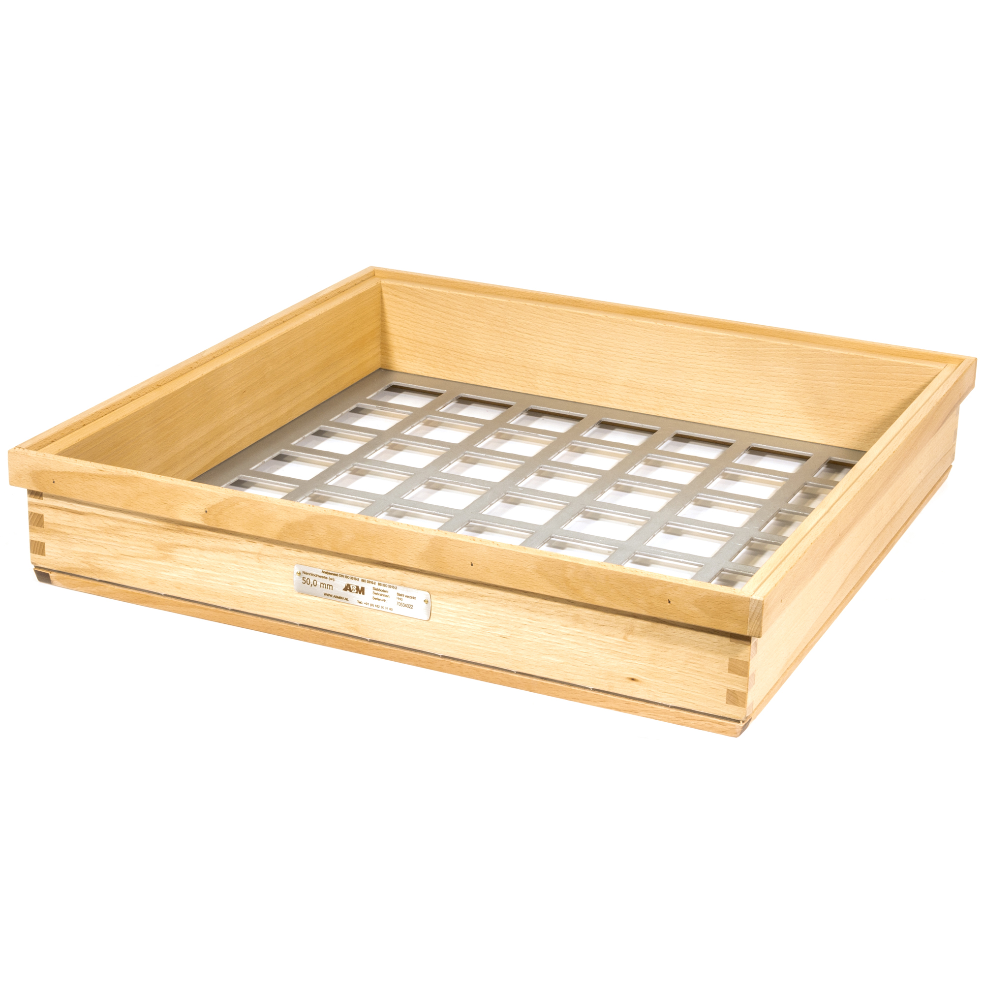 HAVE 206170415 Test sieve with wooden frame 500x500x80mm - 0,045mm