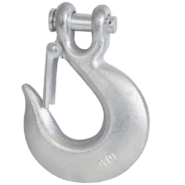 K HFD-A02 Hook with safety catch, cast steel, galvanised and lacquered, non-revolving -  Kern HFD-A02