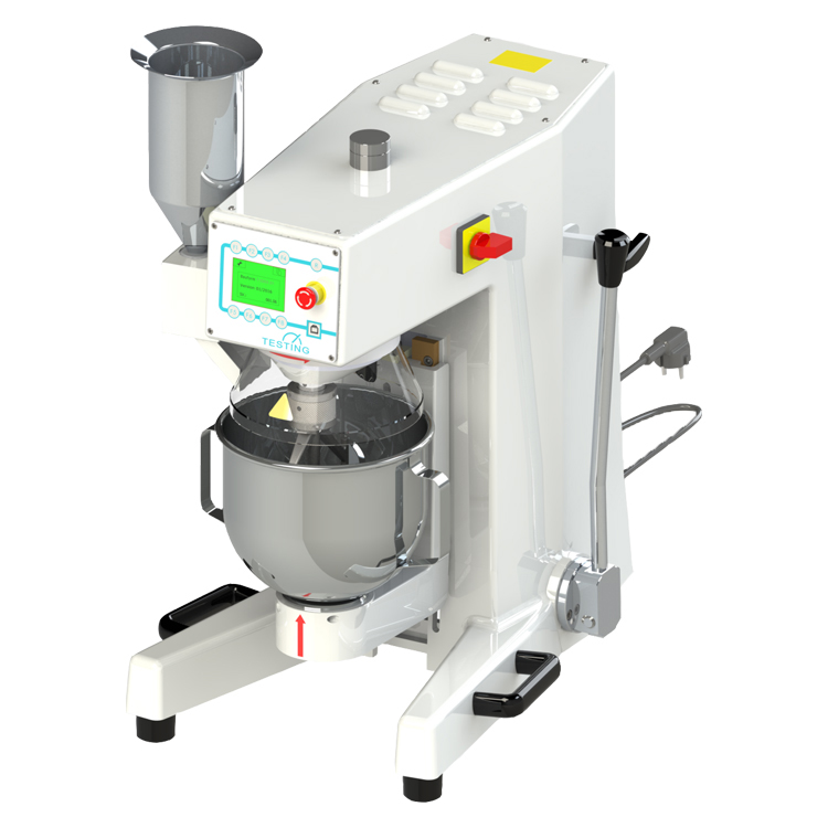 ABMB 10205 Mortelmenger, automatische programmabesturing en zandtoevoer 5 ltr TESTING