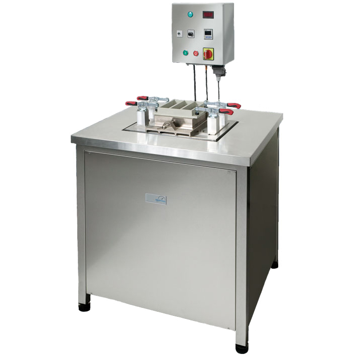 ABMB 1022001S Vibrating table for three gang mould TESTING with fast-action clamp fitting