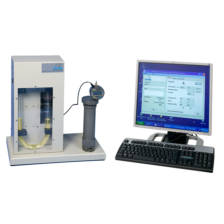 ABMB 10294 Elektronisch Blaine apparaat PC gestuurd (Dyckerhoff) met 1 meetcel