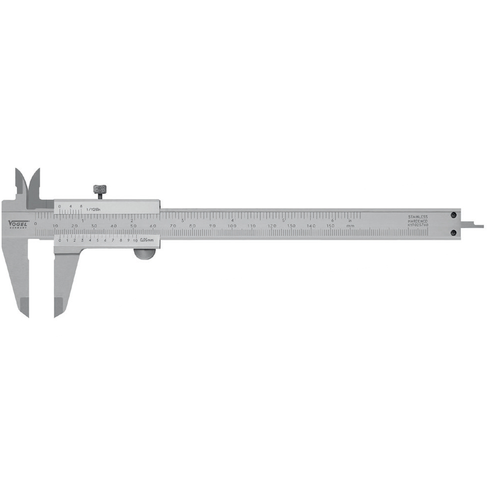 ABMV 201031 Pocket vernier caliper analog Vogel - 150x0,05mm - fixing locking